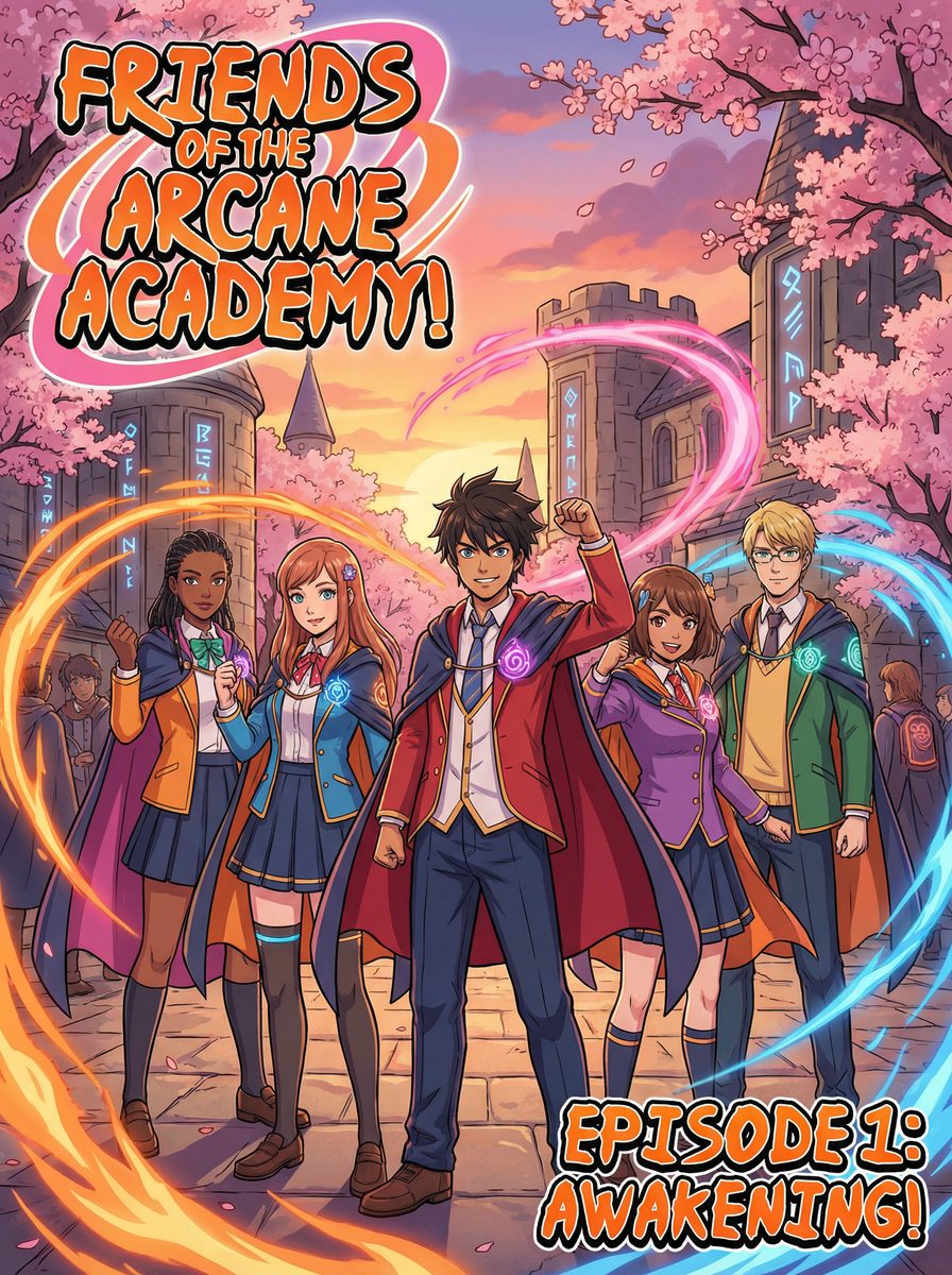 抖荫短视频动漫-魔法学院